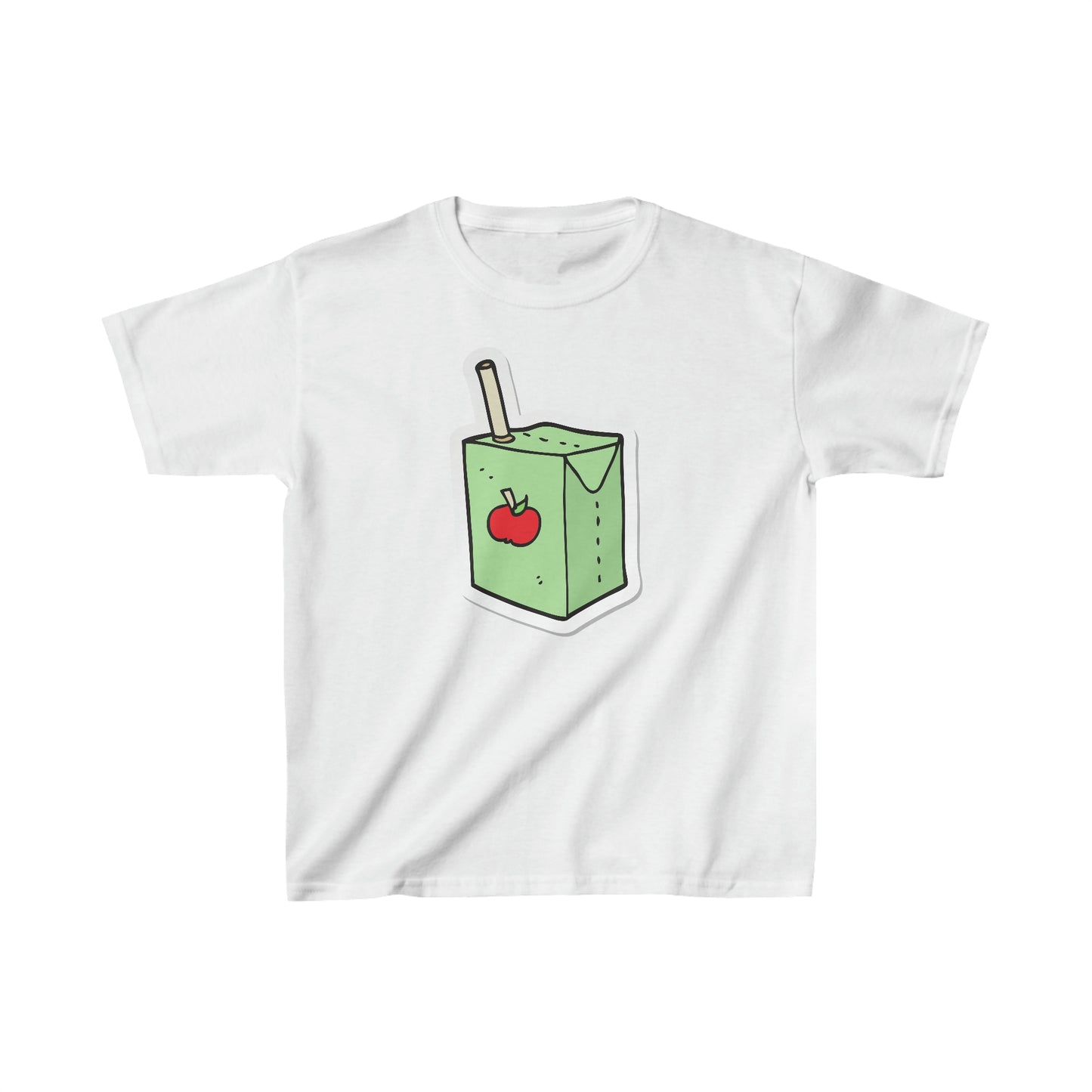 APPLE JUICE BOX  Kids Heavy Cotton Tee juice box t-shirt snack t-shirt kid's clothing