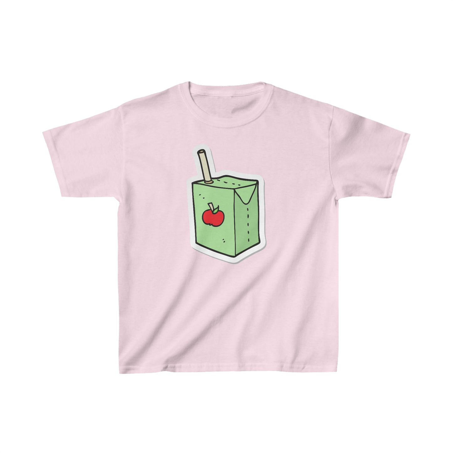 APPLE JUICE BOX  Kids Heavy Cotton Tee juice box t-shirt snack t-shirt kid's clothing