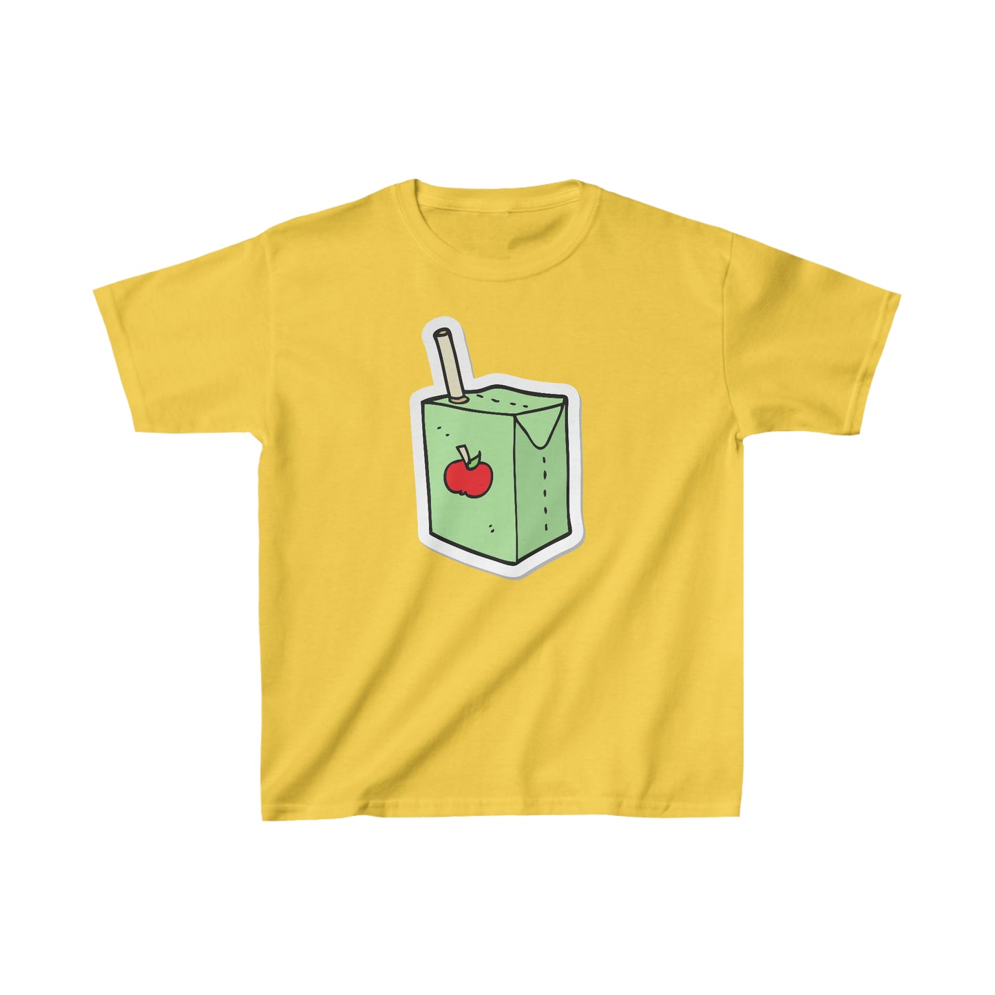 APPLE JUICE BOX  Kids Heavy Cotton Tee juice box t-shirt snack t-shirt kid's clothing