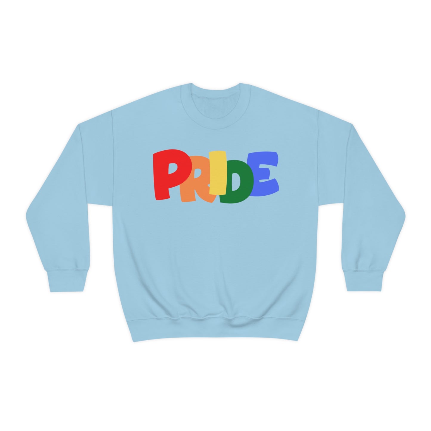 PRIDE  Unisex Heavy Blend™ Crewneck Sweatshirt | Pride Month | LGBTQ | Lesbian Gay Bisexual Transgender Queer | Love | Celebrate