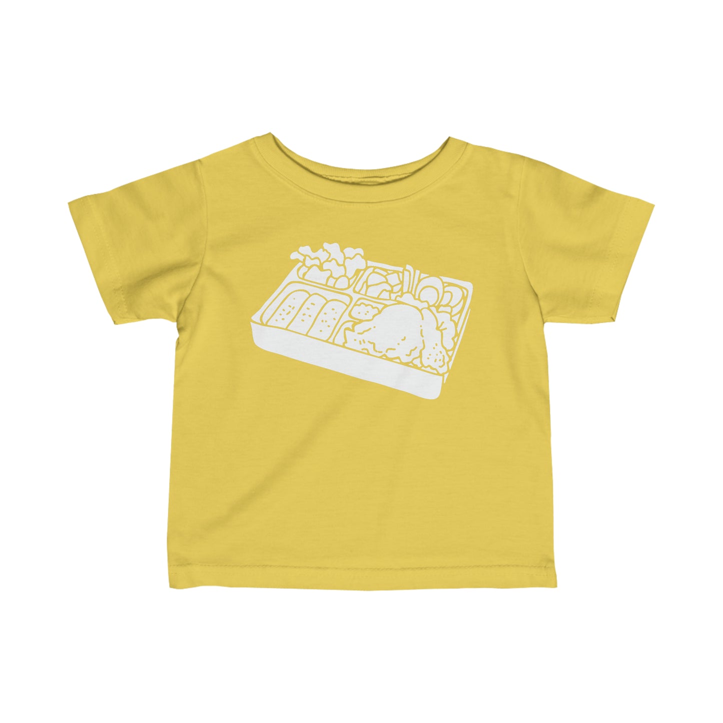 WHITE BENTO BOX Infant Fine Jersey Tee