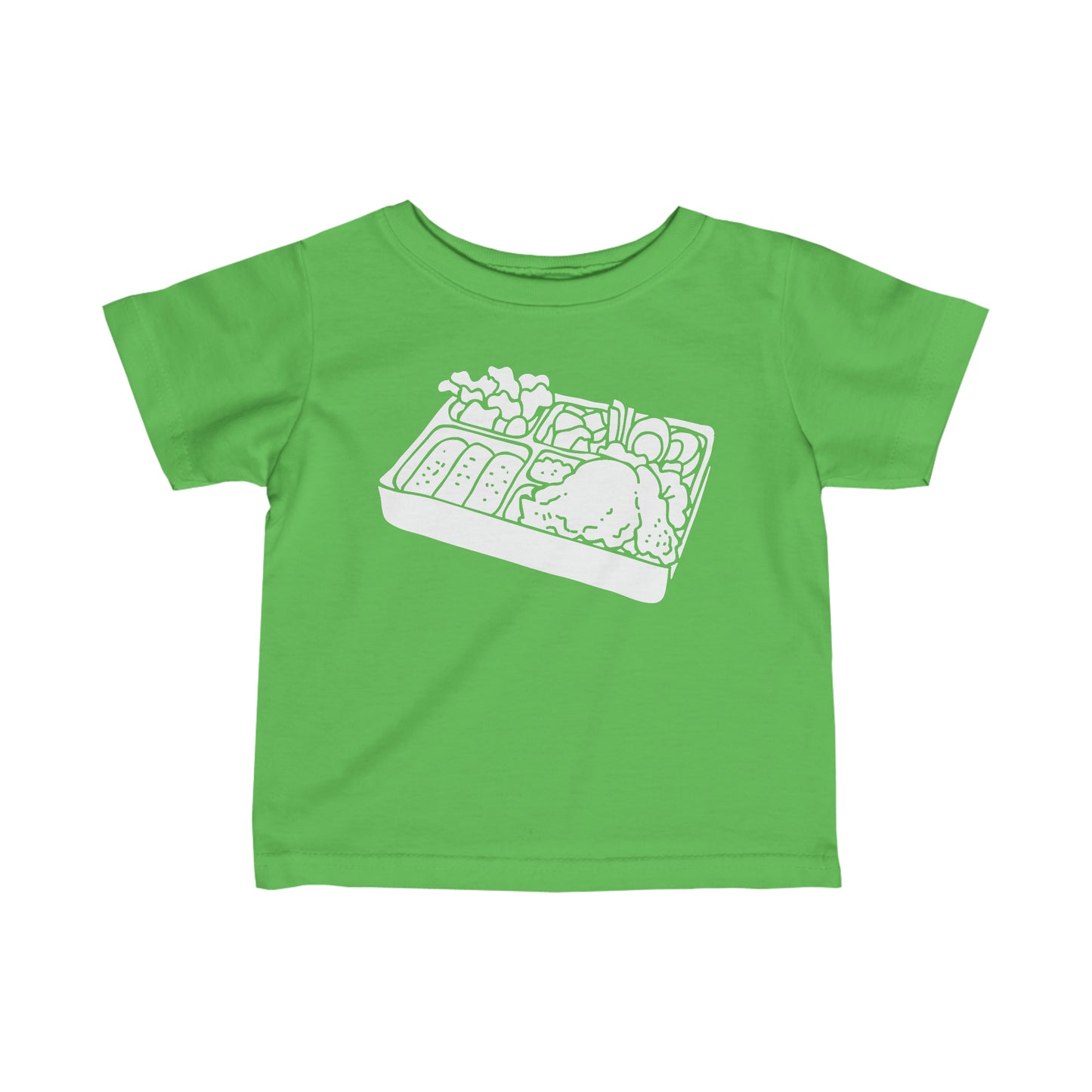 WHITE BENTO BOX Infant Fine Jersey Tee