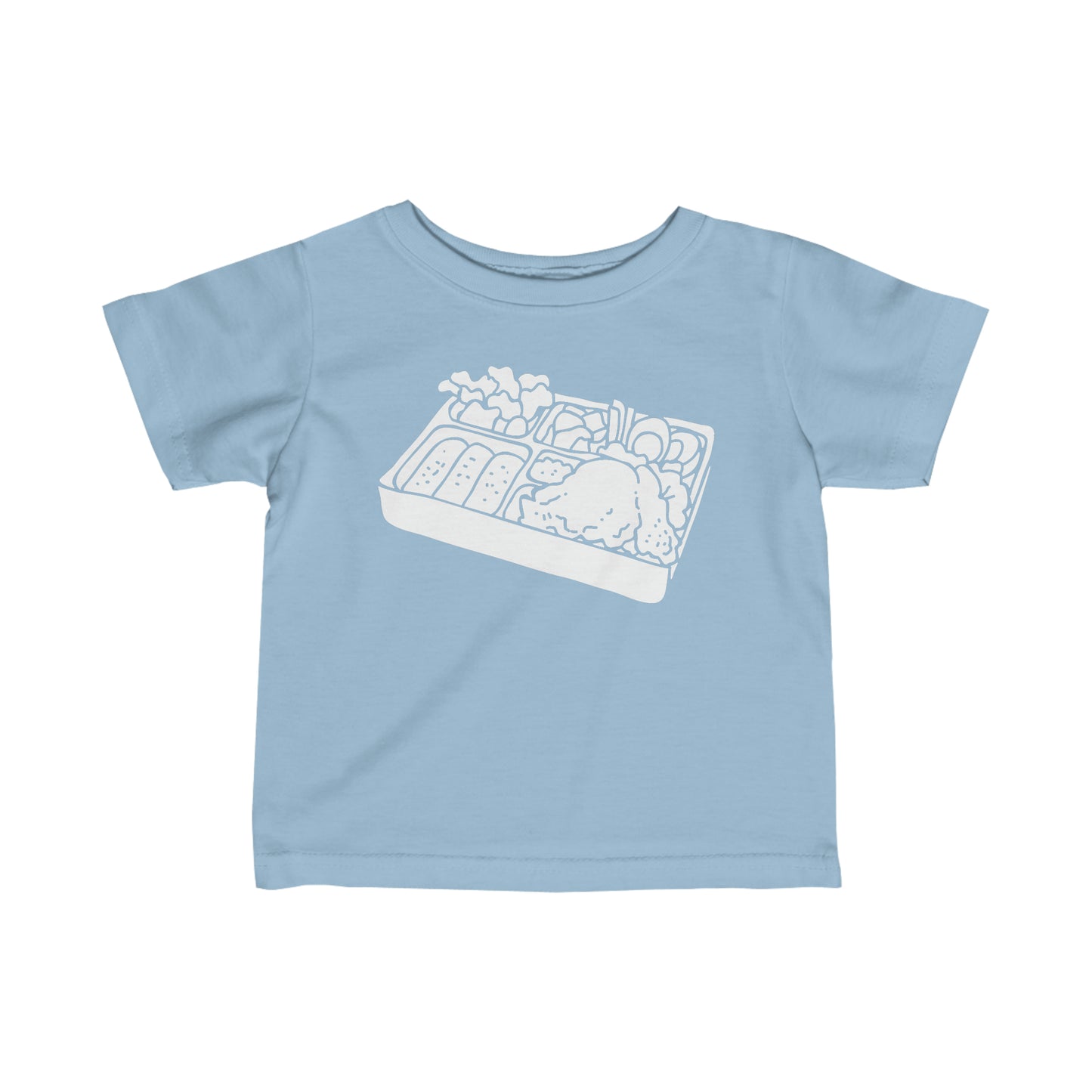 WHITE BENTO BOX Infant Fine Jersey Tee