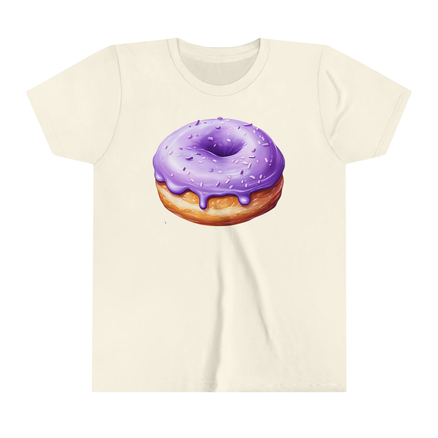 UBE DONUT Kids Short Sleeve T-Shirt | Filipino | Dessert | Purple Yam | Philippines