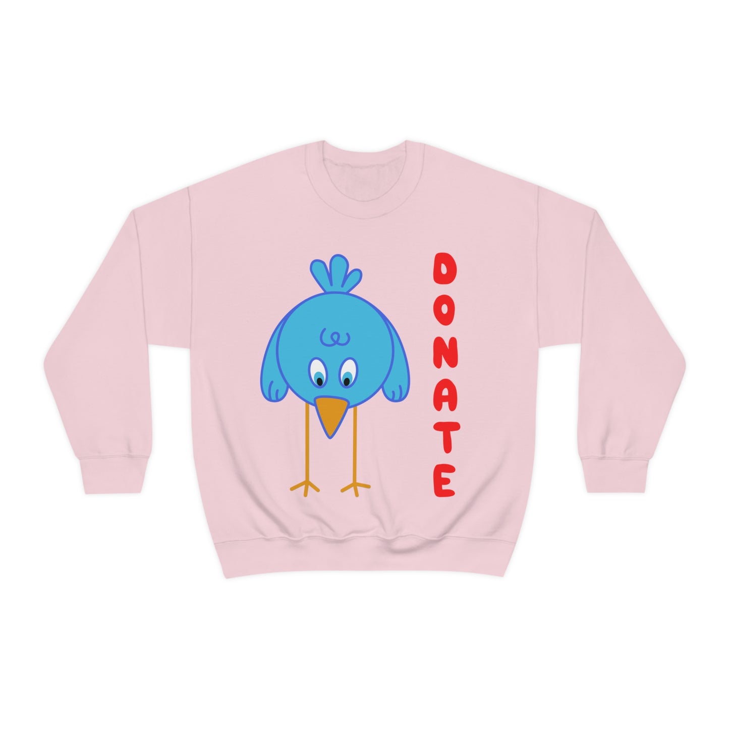 DONATE BLUE BIRD Unisex Heavy Blend™ Crewneck Sweatshirt | UNHR Donation for a cause