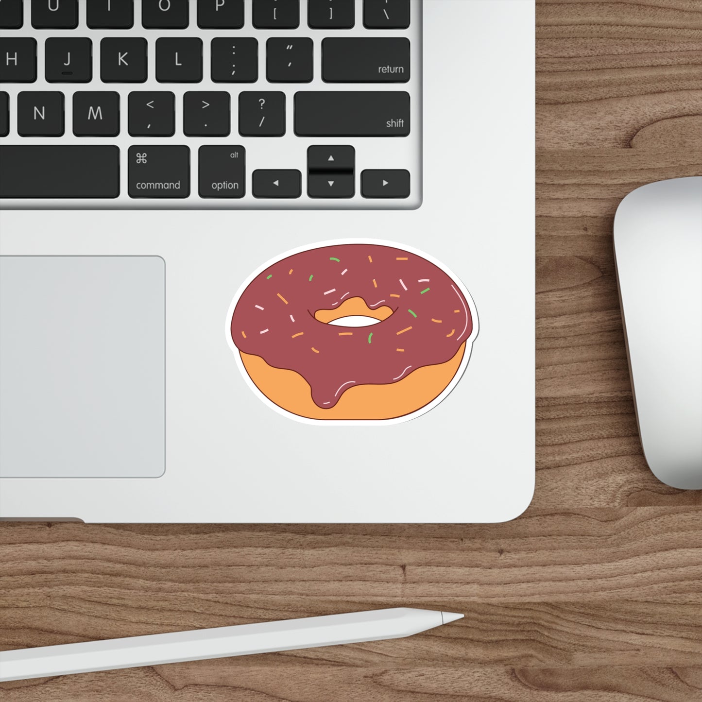 DONUT Die-Cut Stickers Laptop Car Skateboard Luggage Hydroflask Phone waterproof lunchbox stickers