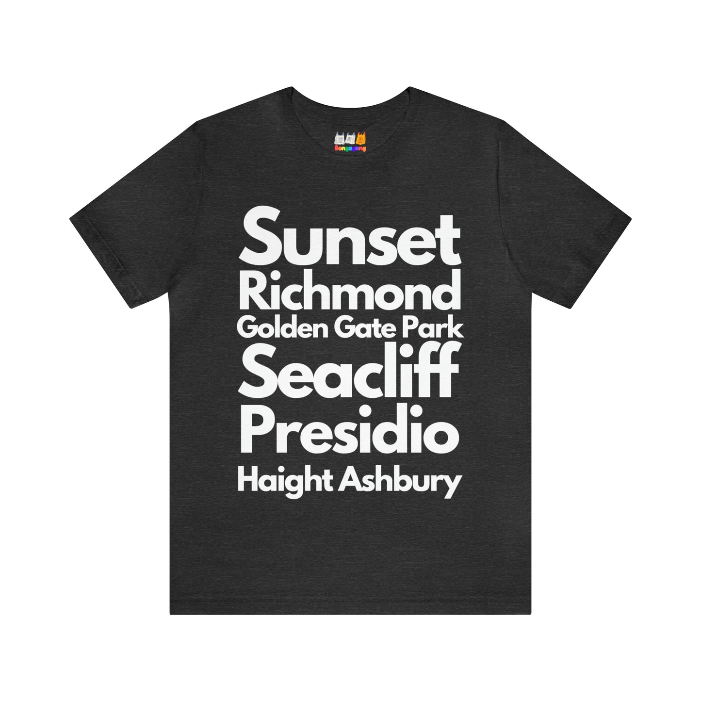 SAN FRANCISCO SUNSET Unisex Jersey Short Sleeve T-SHIRT | San Francisco | Bay Area | California