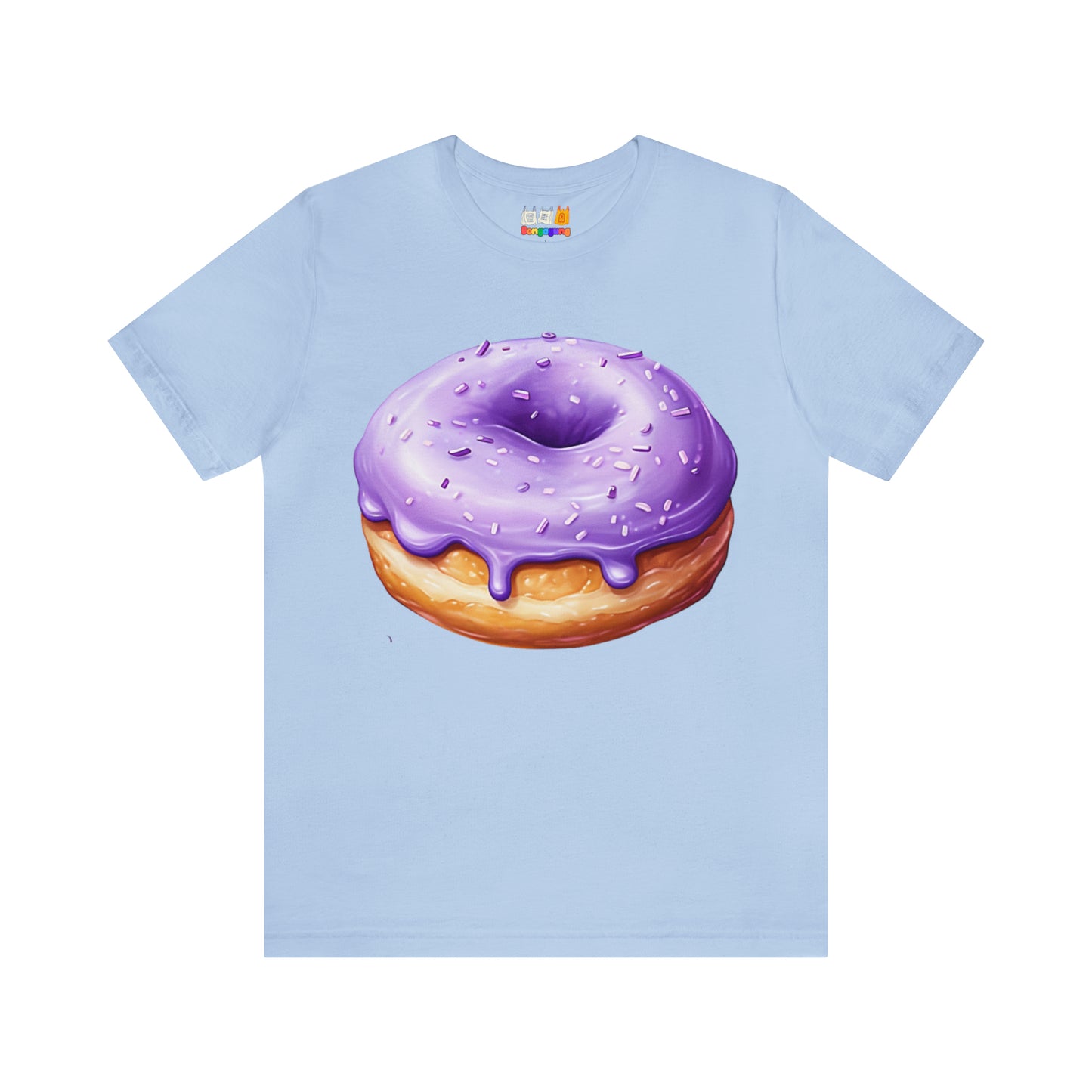 UBE DONUT Unisex Jersey Short Sleeve T-Shirt | Filipino | Dessert | Purple Yam | Philippines