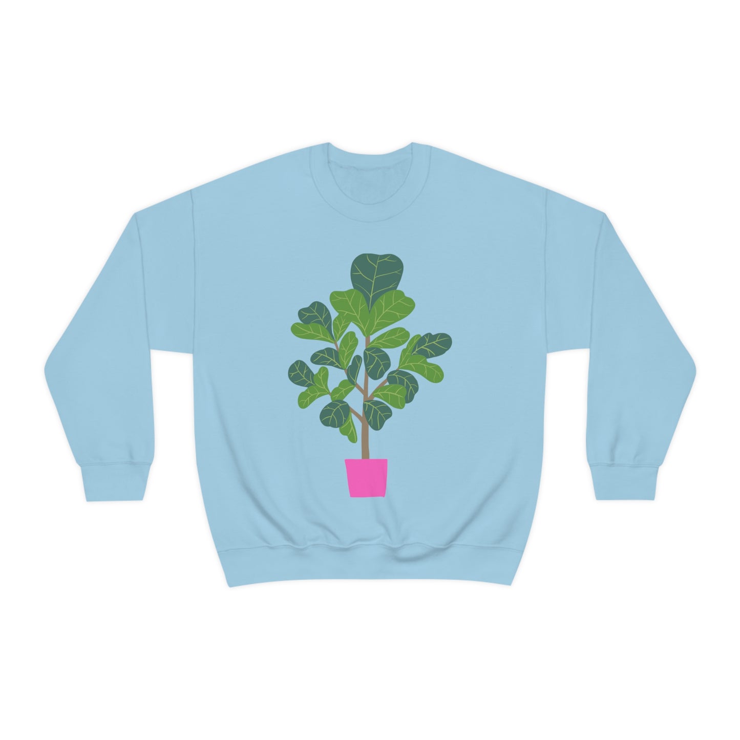 FIDDLE LEAF FIG  Unisex Heavy Blend™ Crewneck Sweatshirt |  House plants