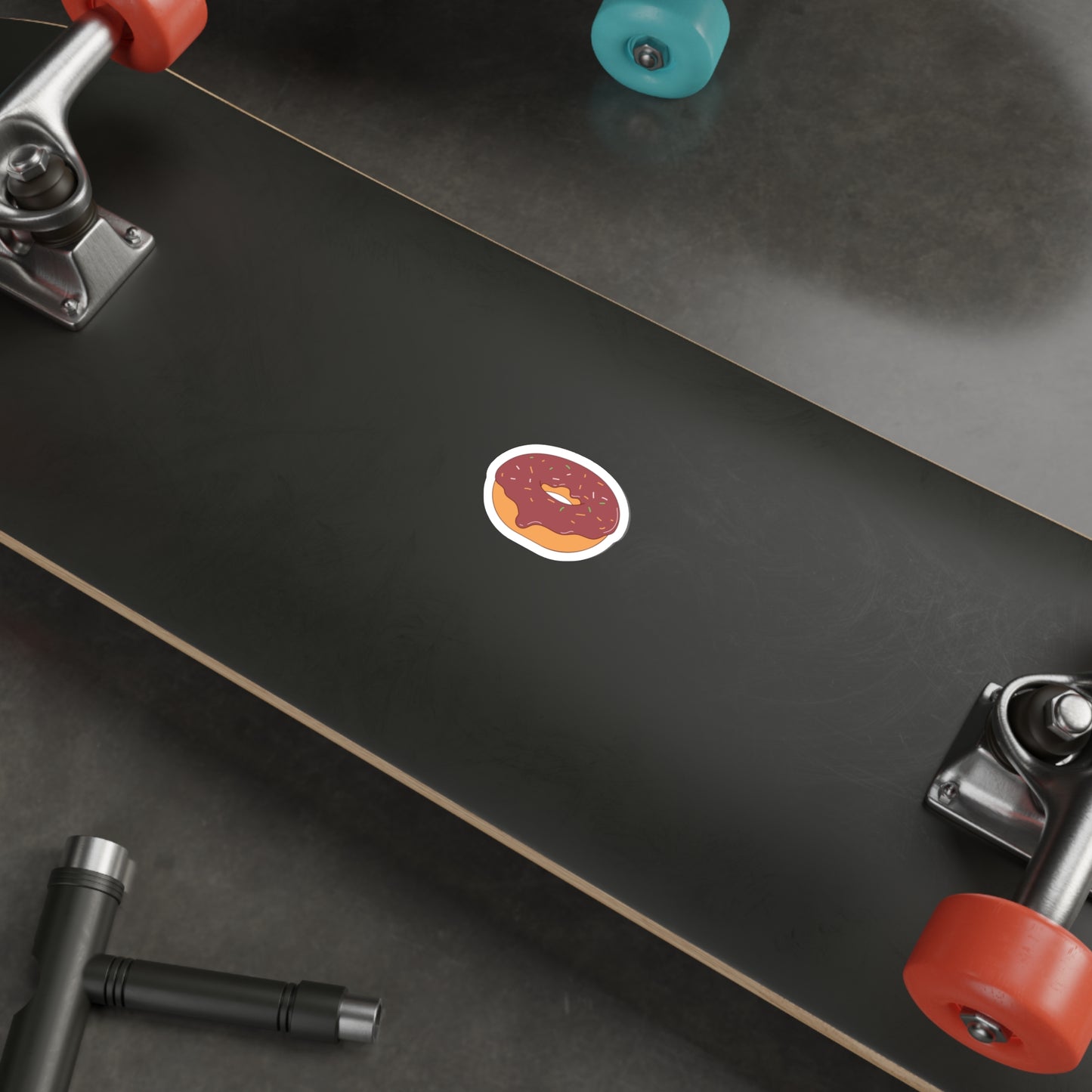 DONUT Die-Cut Stickers Laptop Car Skateboard Luggage Hydroflask Phone waterproof lunchbox stickers