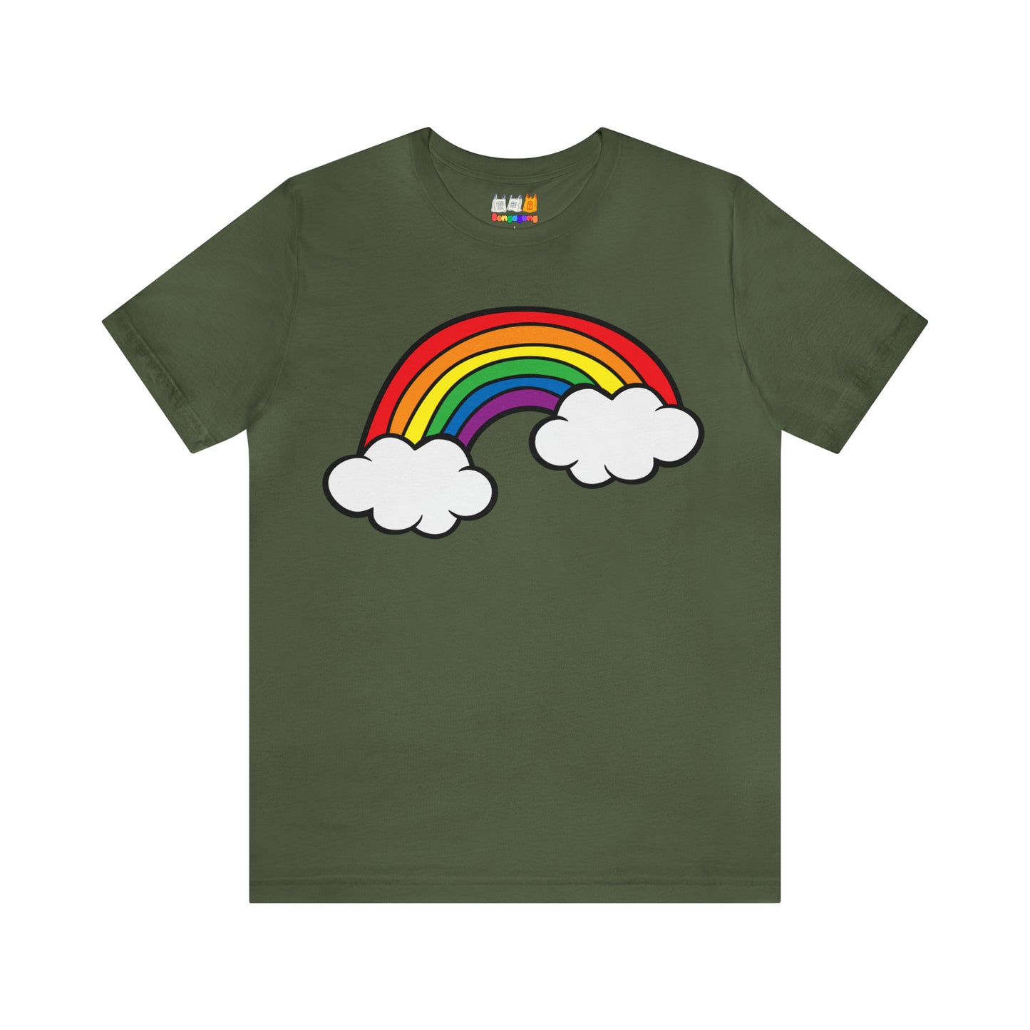 Rainbow Jersey Short Sleeve T-Shirt | Diversity | Equality