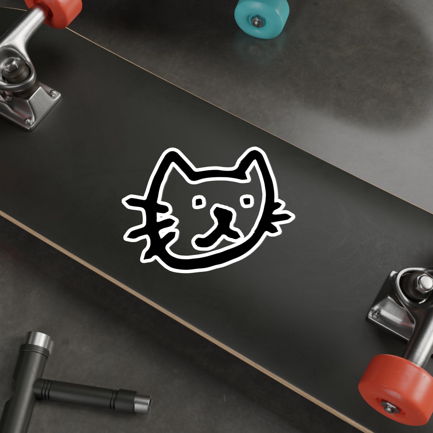 BLACK CAT Die-Cut Stickers Vinyl Stickers Laptop Car Skateboard Luggage Hydroflasks Phone Waterproof