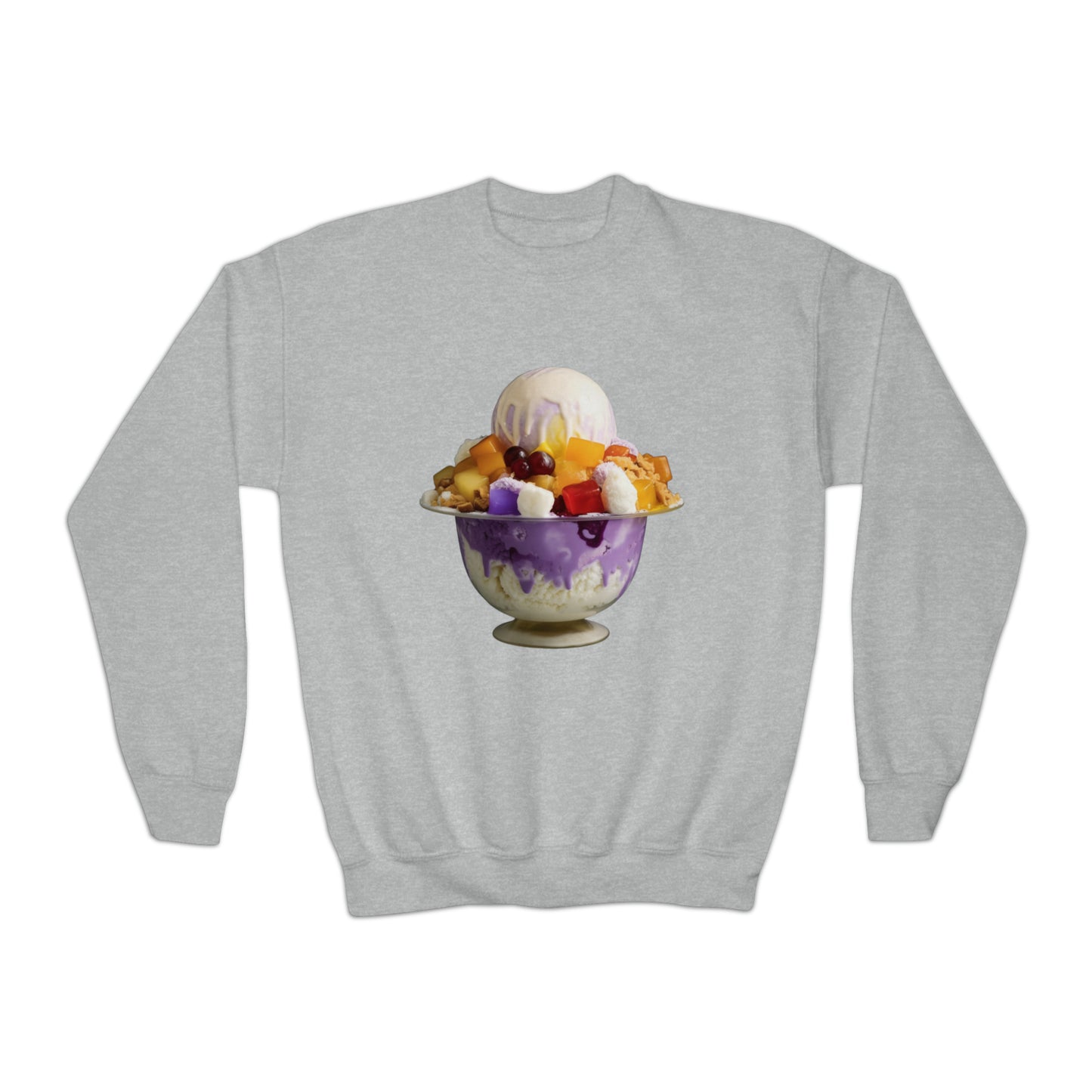 HALO-HALO Youth Crewneck Sweatshirt | Filipino | Tagalog | Dessert | Sweet