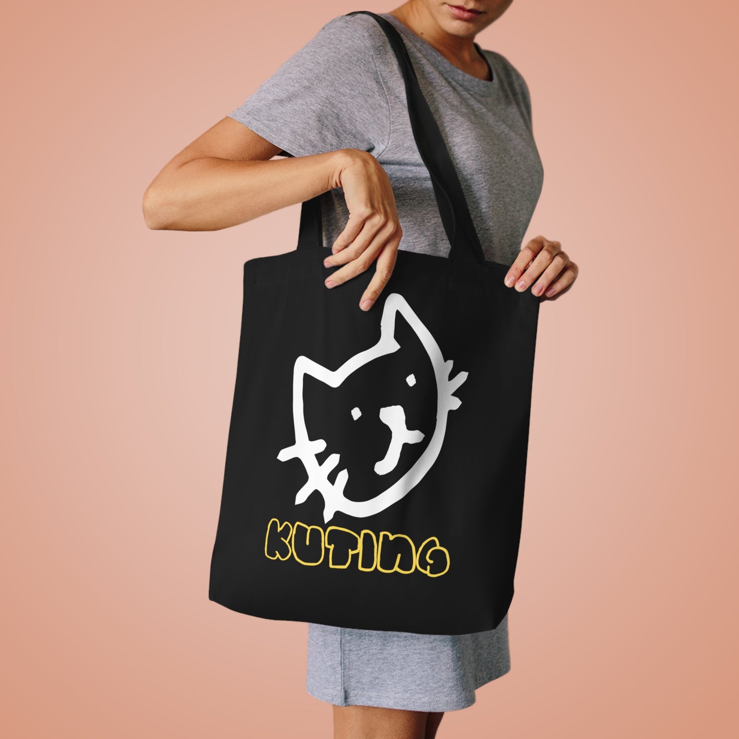 KUTING  Cotton Tote Bag | Cats | Cat lover | Filipino | Tagalog