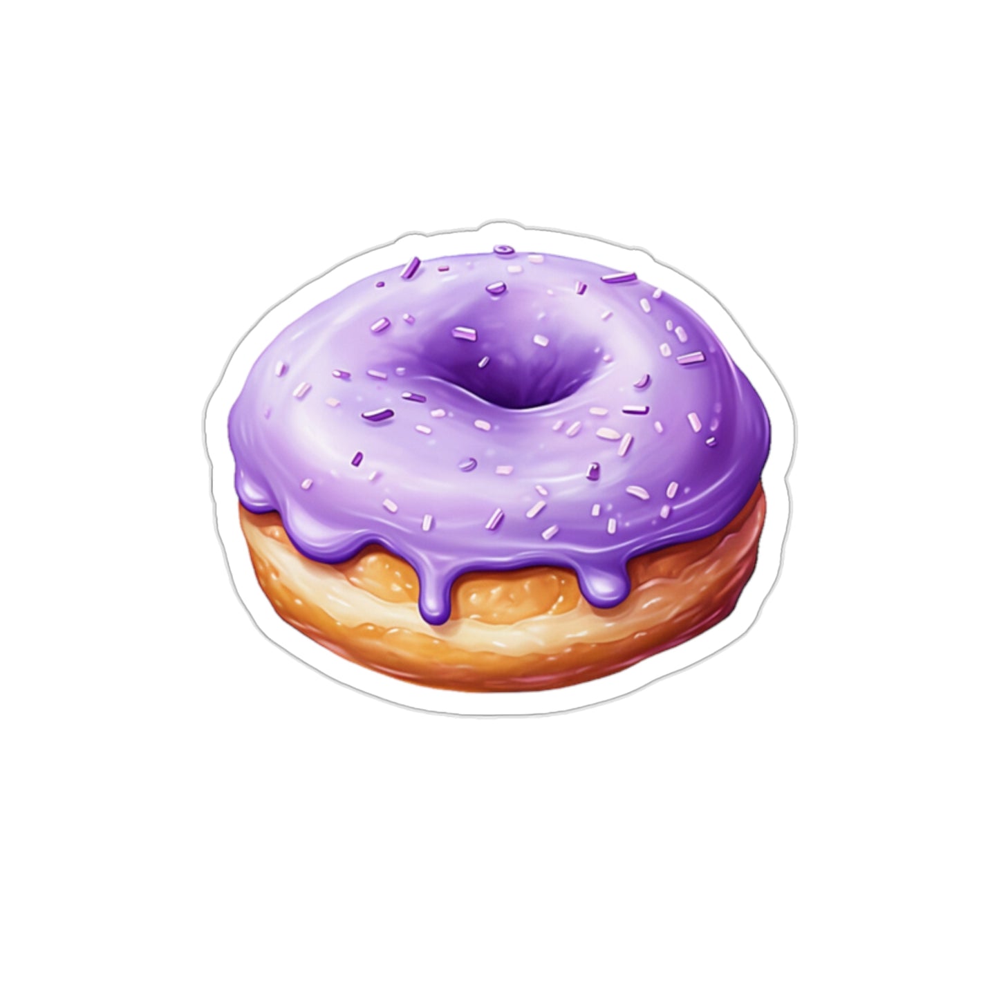 UBE DONUT Die-Cut Stickers | Filipino | Dessert | Purple Yam | Philippines