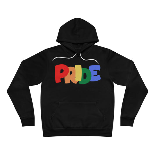 PRIDE Unisex Sponge Fleece Pullover Hoodie | Pride Month | LGBTQ | Lesbian | Gay | Bisexual | Transgender | Queer | Love | Celebrati