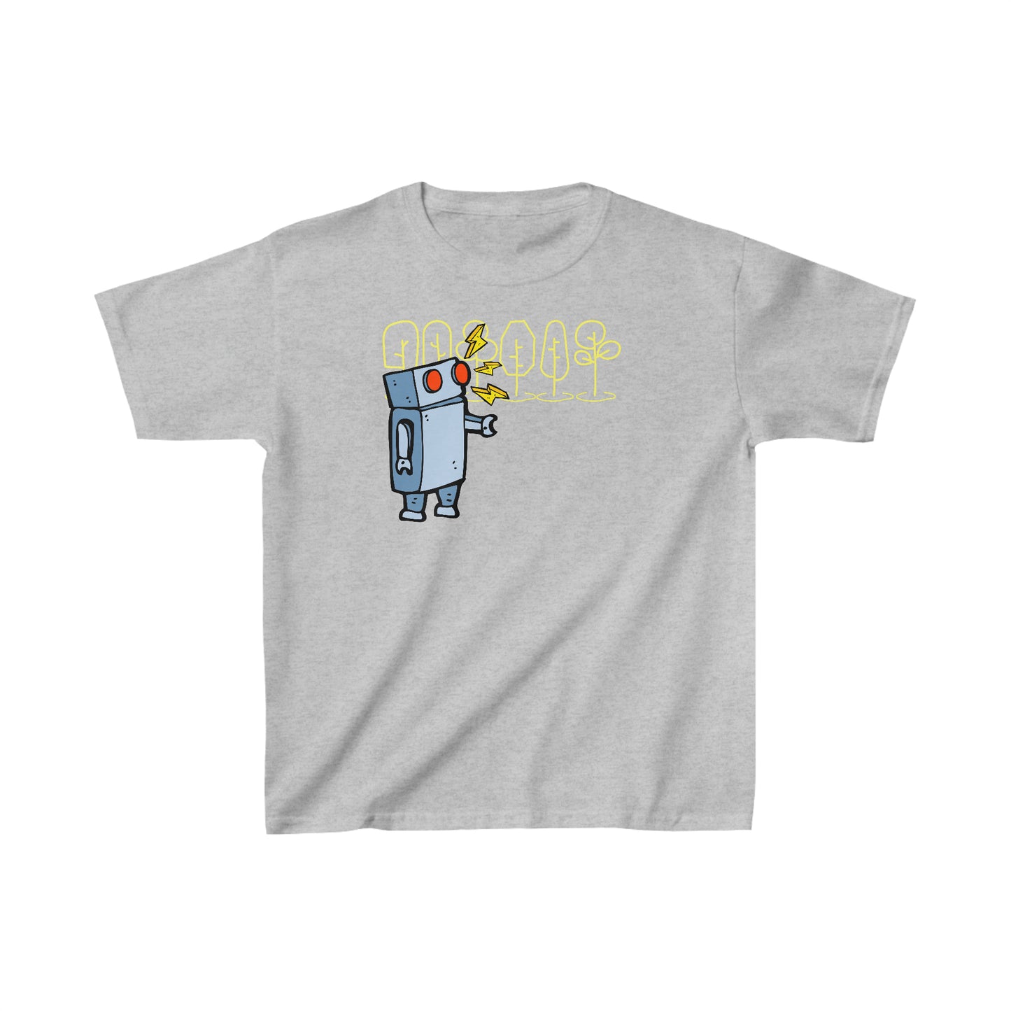 ROBOT Kids Heavy Cotton™ Tee Robot T-Shirt Gift for Kids Gift for herGift for him School Clothes