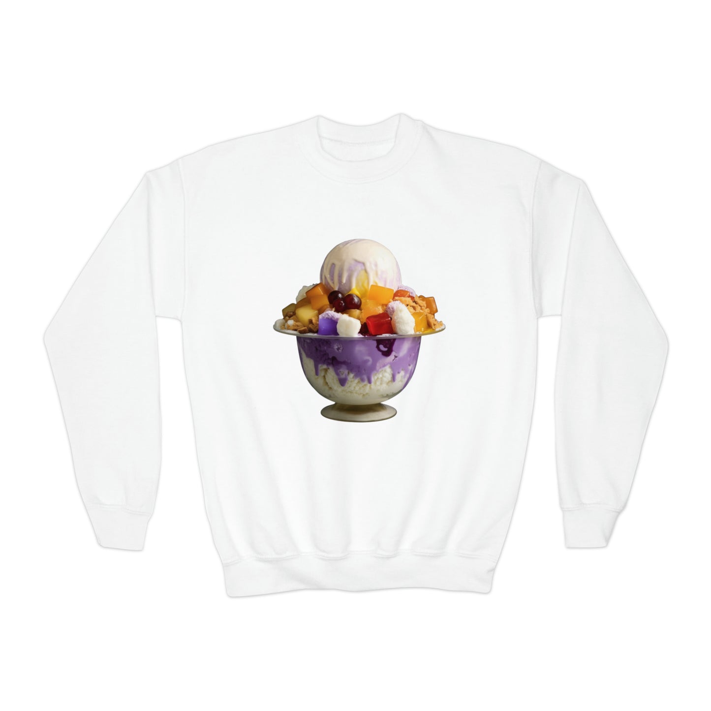 HALO-HALO Youth Crewneck Sweatshirt | Filipino | Tagalog | Dessert | Sweet