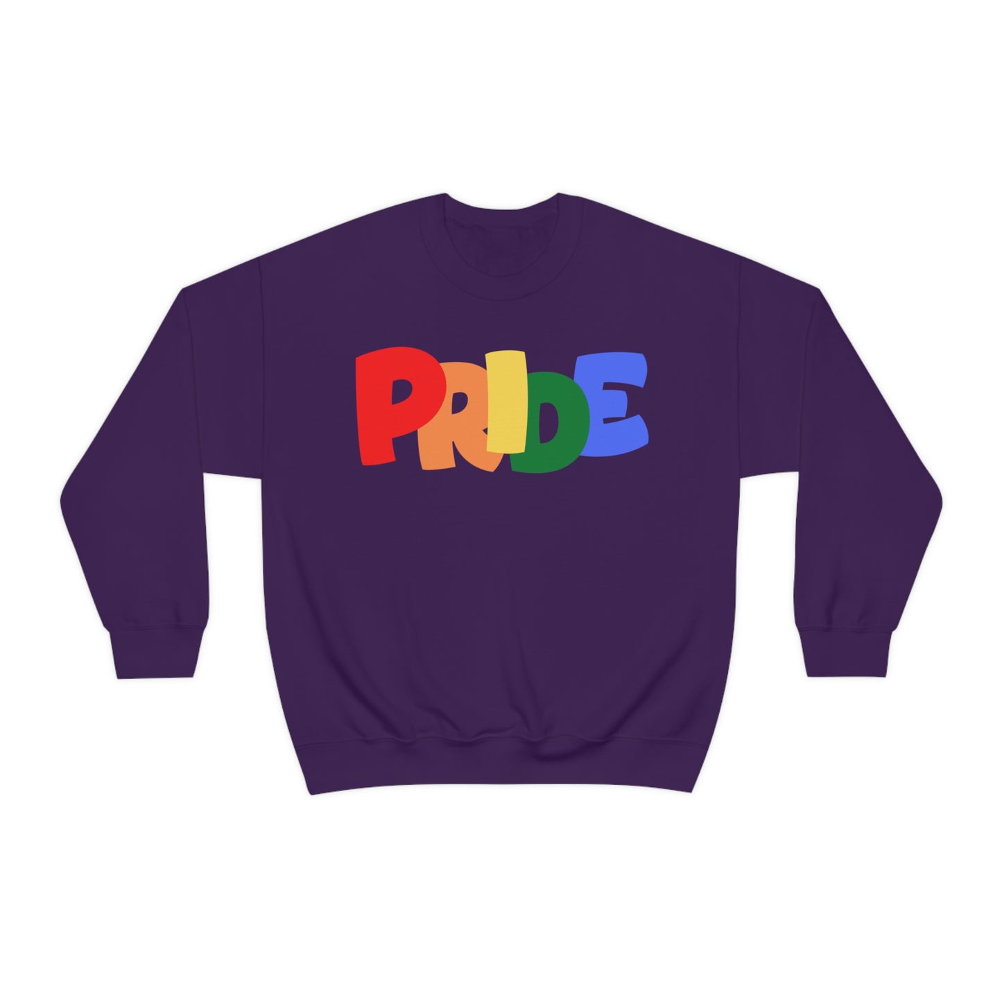 PRIDE  Unisex Heavy Blend™ Crewneck Sweatshirt | Pride Month | LGBTQ | Lesbian Gay Bisexual Transgender Queer | Love | Celebrate