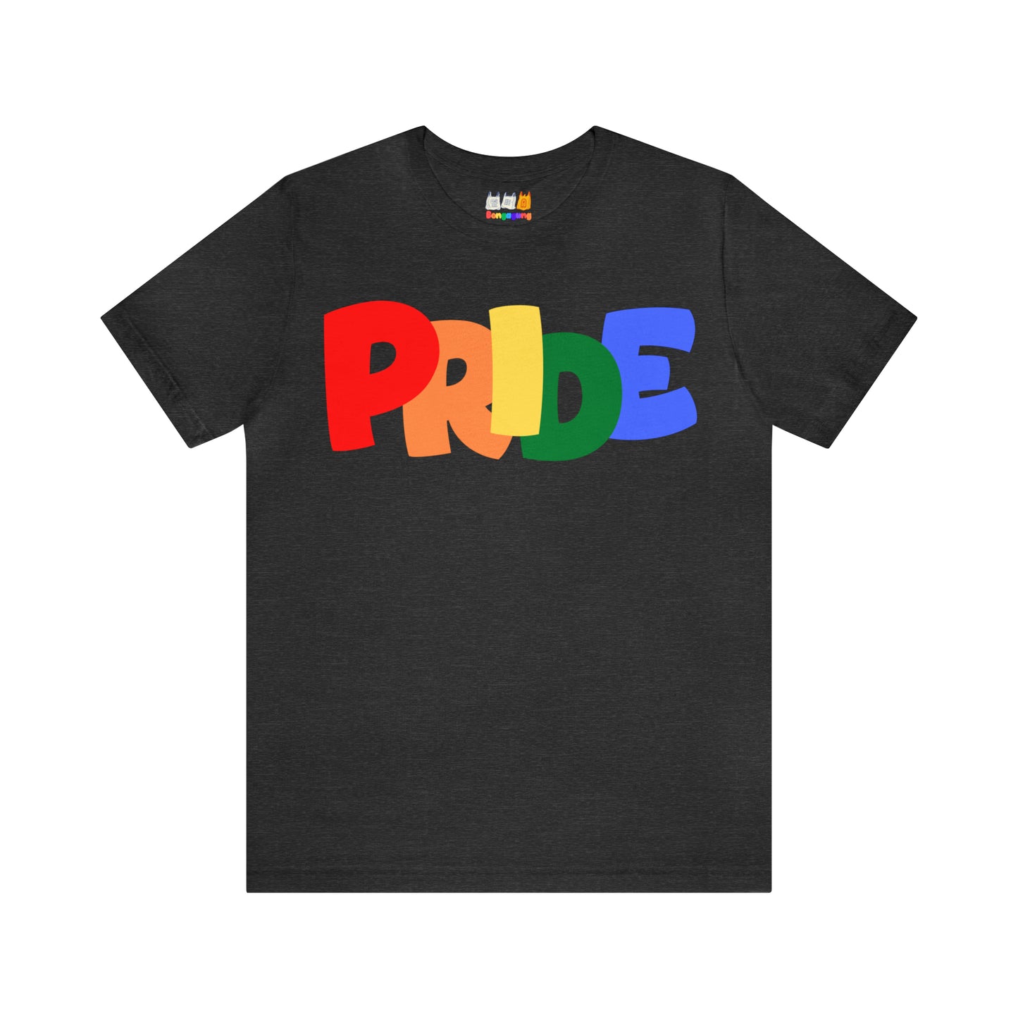 PRIDE Jersey Short Sleeve T-Shirt | Diversity | Equality | Pride Month | LGBTQ | Lesbian | Gay | Bisexual | Transgender | Queer | Love