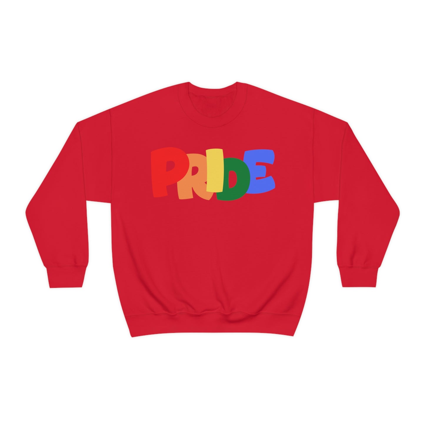 PRIDE  Unisex Heavy Blend™ Crewneck Sweatshirt | Pride Month | LGBTQ | Lesbian Gay Bisexual Transgender Queer | Love | Celebrate