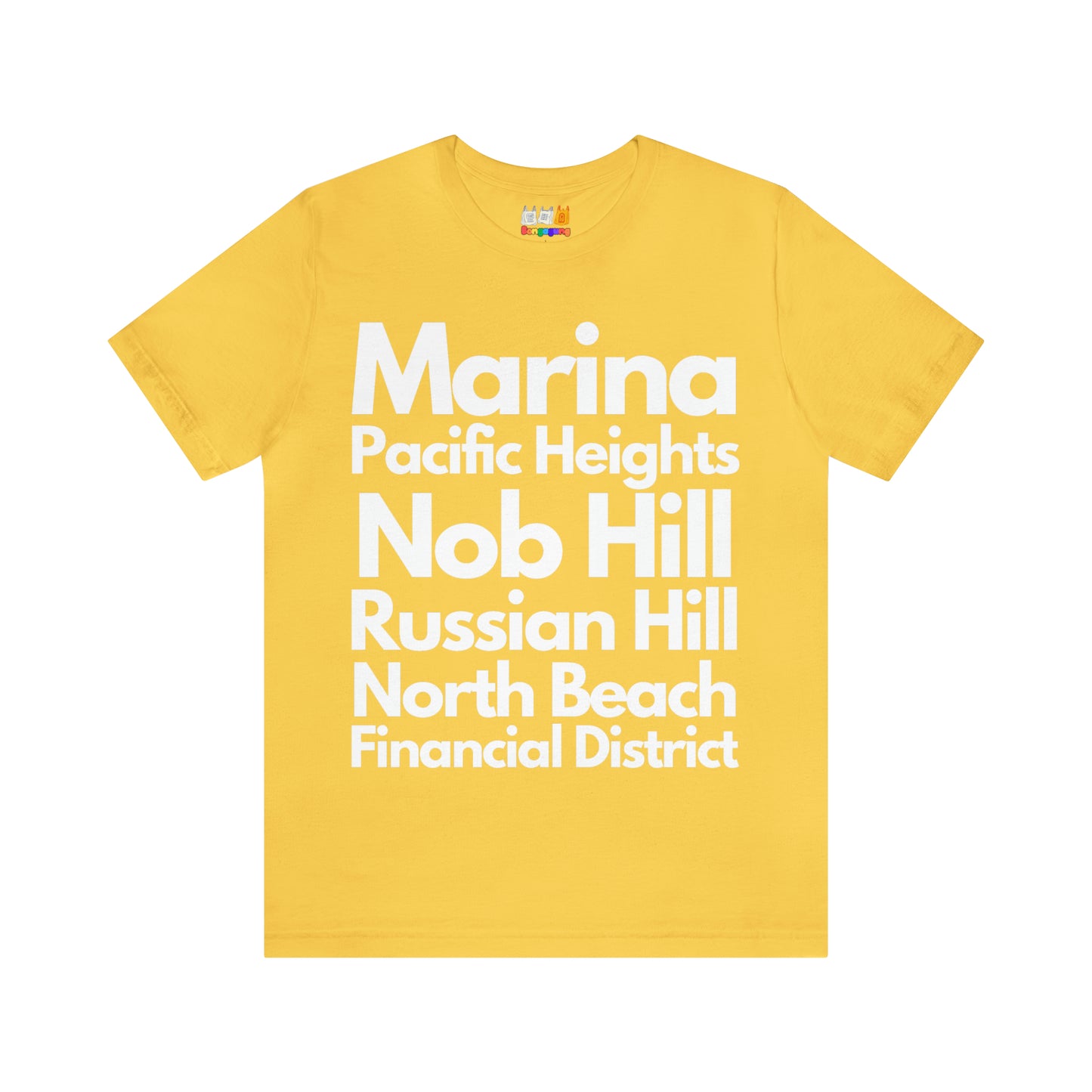 SAN FRANCISCO MARINA Unisex Jersey Short Sleeve T-Shirt | San Francisco | Bay Area | California