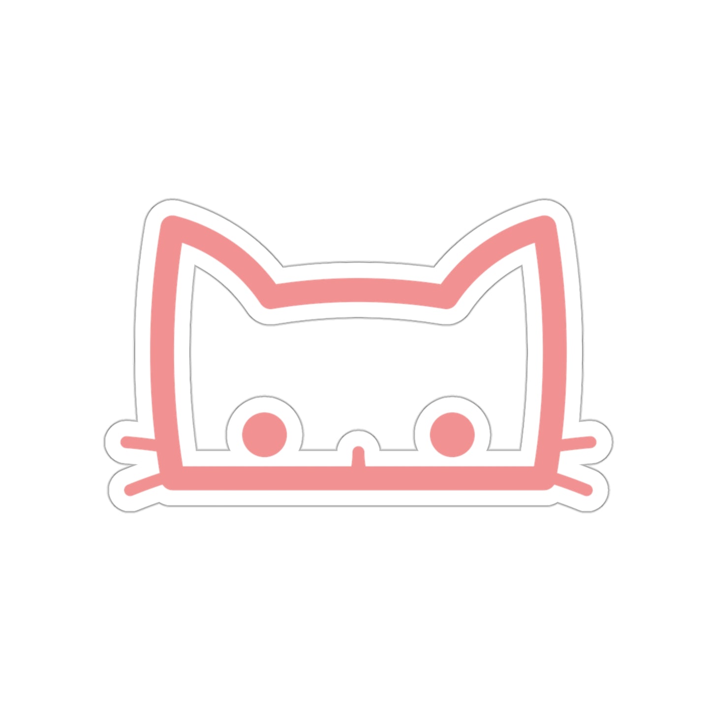 Pink Cat-Die-Cut Stickers | Laptop | Car | Skateboard | Luggage | Phone | Waterproof