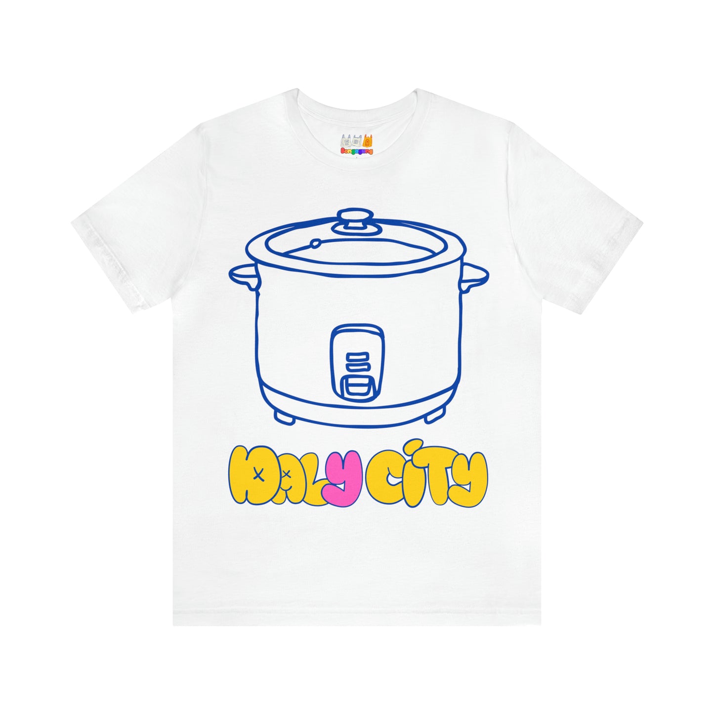 DALY CITY Rice Cooker Unisex Jersey Short Sleeve T-Shirt | Natural | San Francisco | Bay Area | California | West Coast