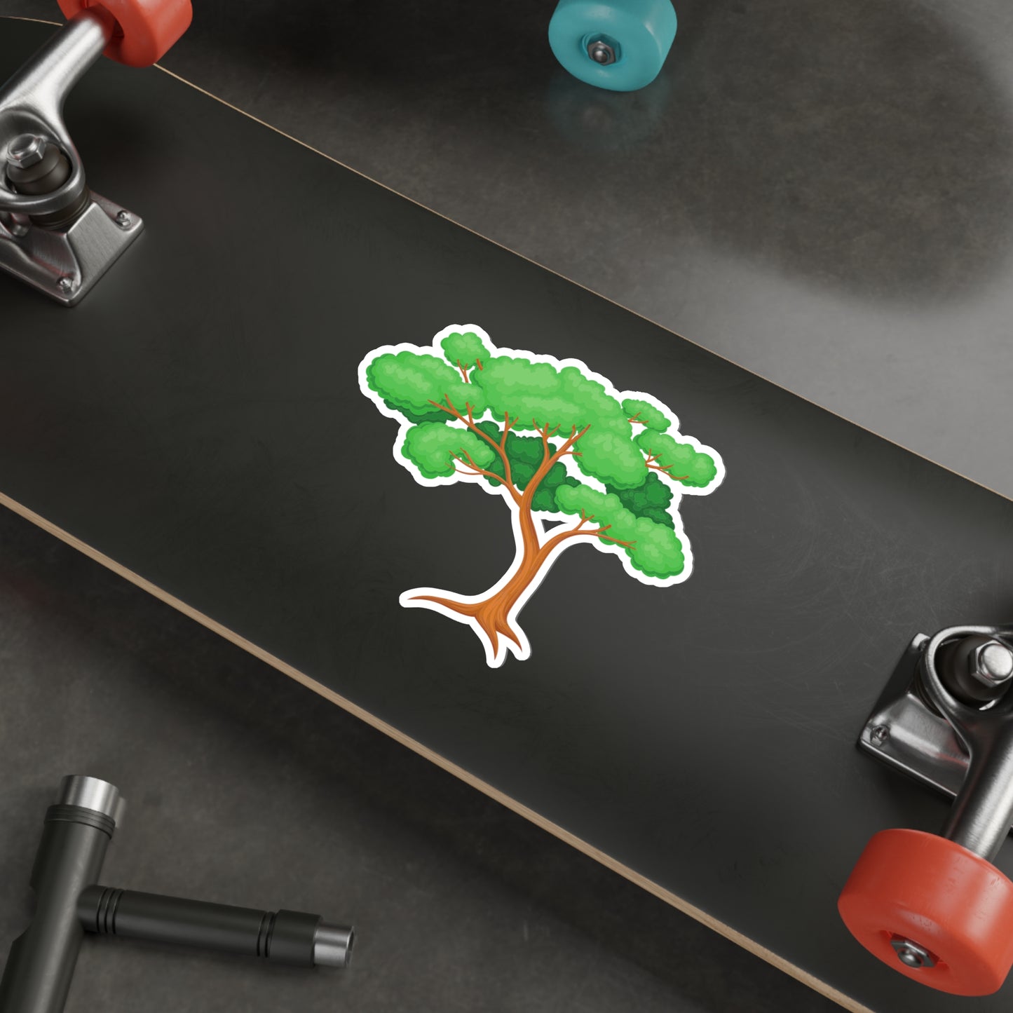 Tree  Die-Cut Stickers Vinyl Stickers Laptop Car Skateboard Luggage Hydroflasks Phone waterproof