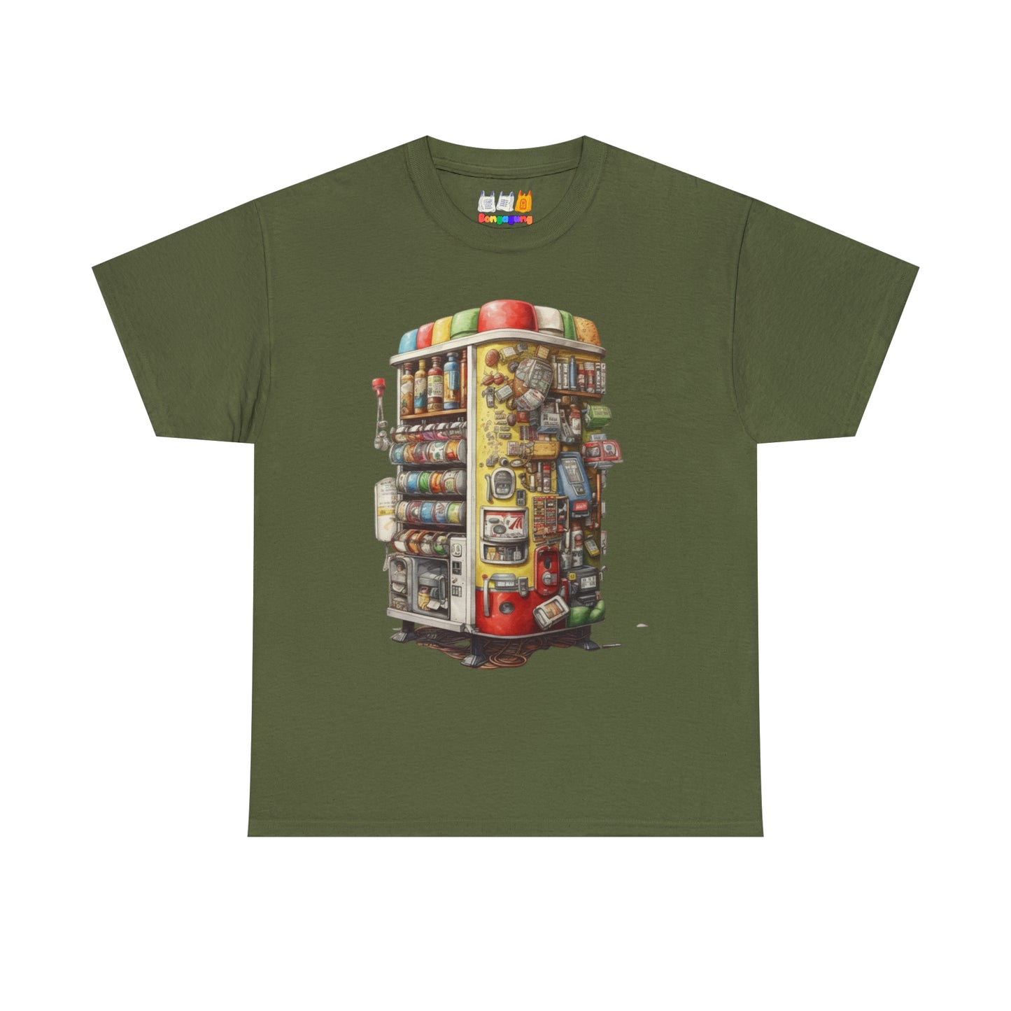 Capsule Vending Machine  Unisex Heavy Cotton T-Shirt |  Japan | Tokyo | Osaka