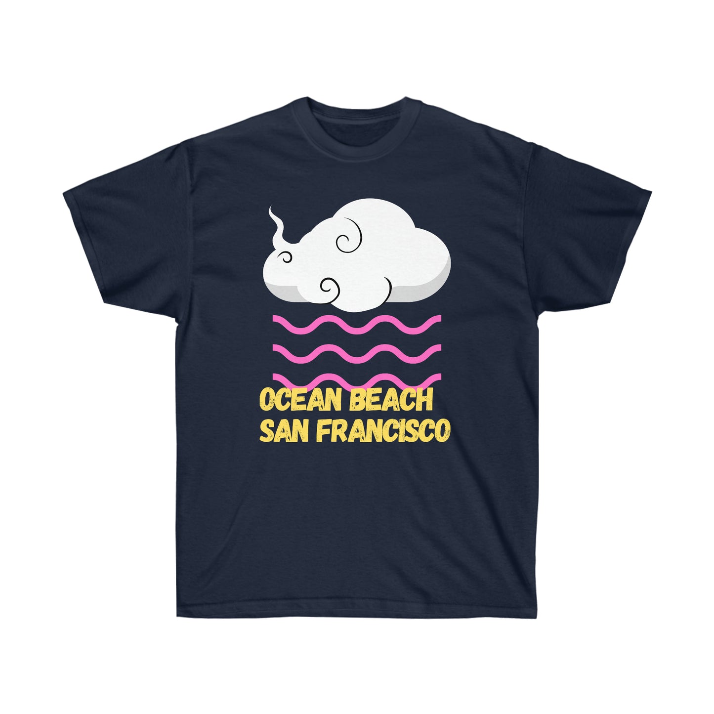 SUNSET SF Unisex Ultra Cotton T-SHIRT San Francisco Bay Area Ocean Beach