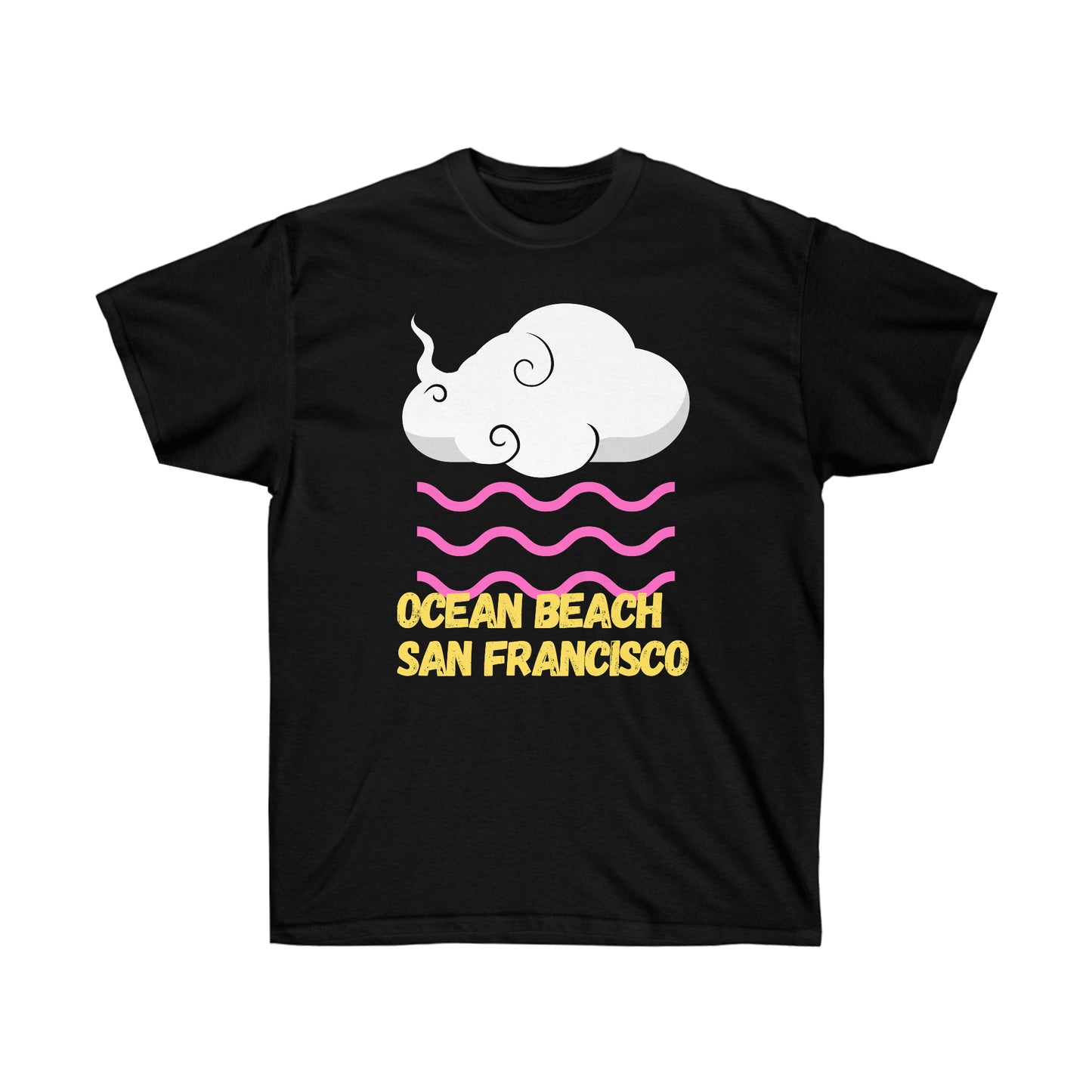 SUNSET SF Unisex Ultra Cotton T-SHIRT San Francisco Bay Area Ocean Beach