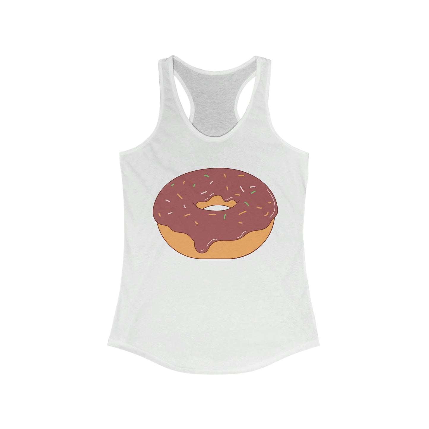 DONUT Women's Ideal Racerback Tank Yoga Pilates Gym Summer Outfit