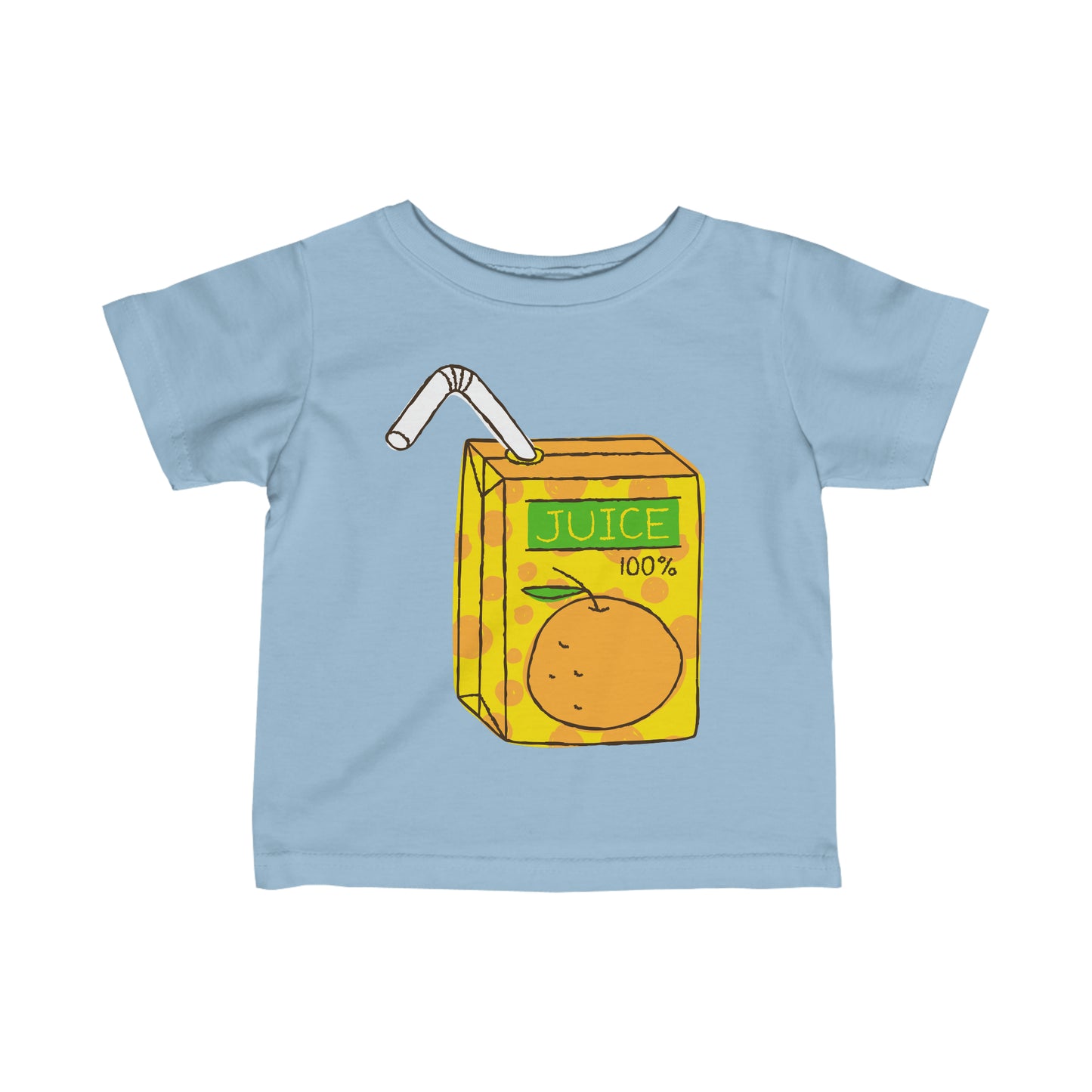 LEMON JUICE BOX Infant Fine Jersey Tee juice box t-shirt snack t-shirt baby shower gift