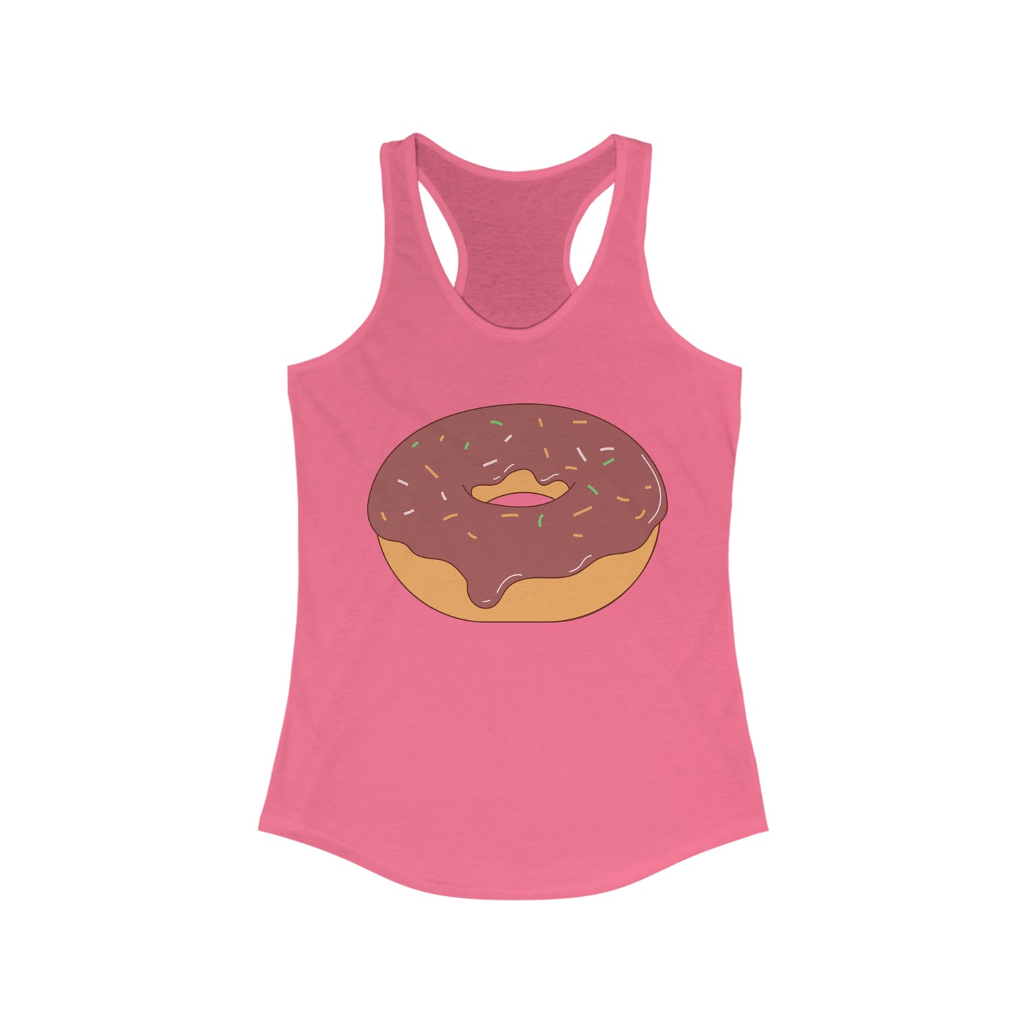 DONUT Women's Ideal Racerback Tank Yoga Pilates Gym Summer Outfit