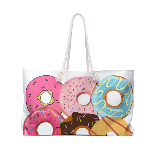 DONUTS Weekender Bag Beach Bag Work Bag School Bag Gym Bag Everyday Bag