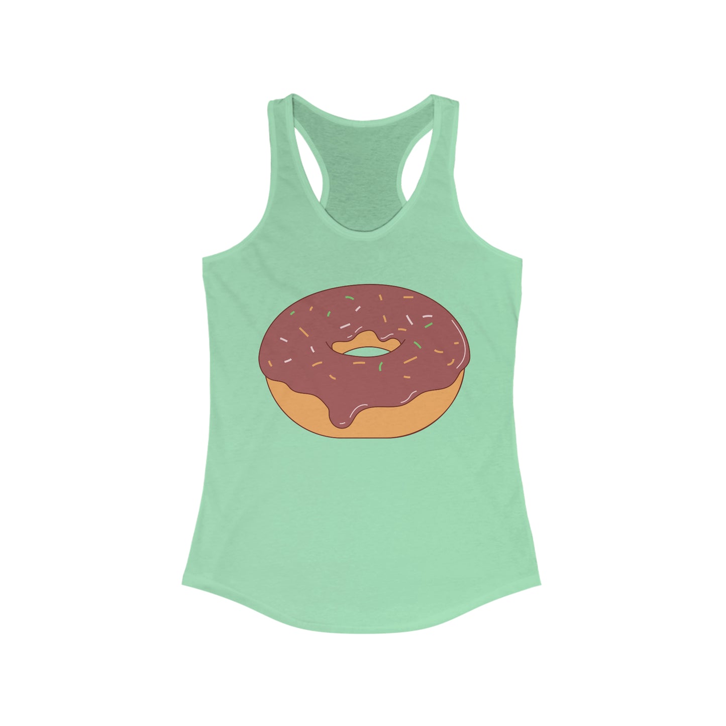 DONUT Women's Ideal Racerback Tank Yoga Pilates Gym Summer Outfit