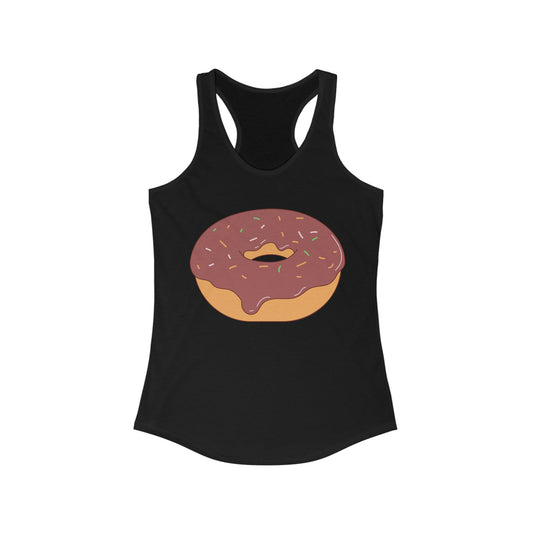 DONUT Women's Ideal Racerback Tank Yoga Pilates Gym Summer Outfit