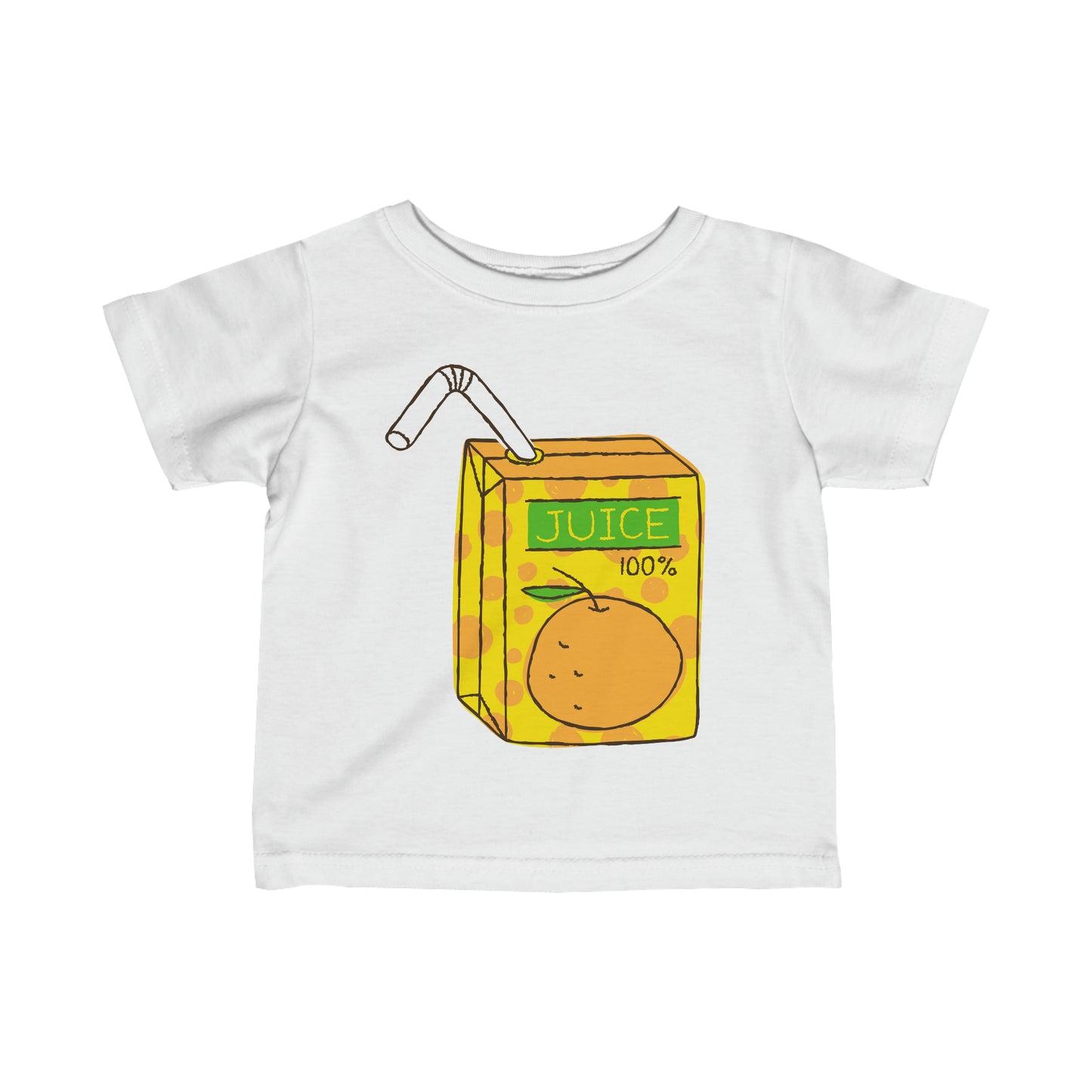 LEMON JUICE BOX Infant Fine Jersey Tee juice box t-shirt snack t-shirt baby shower gift