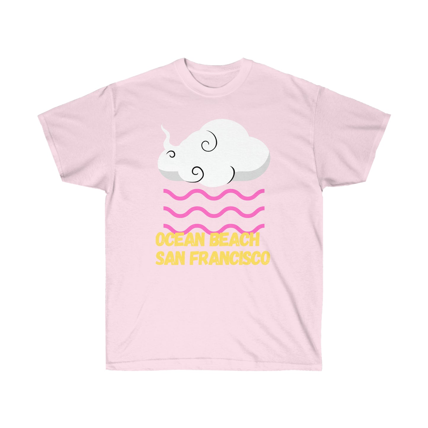 SUNSET SF Unisex Ultra Cotton T-SHIRT San Francisco Bay Area Ocean Beach