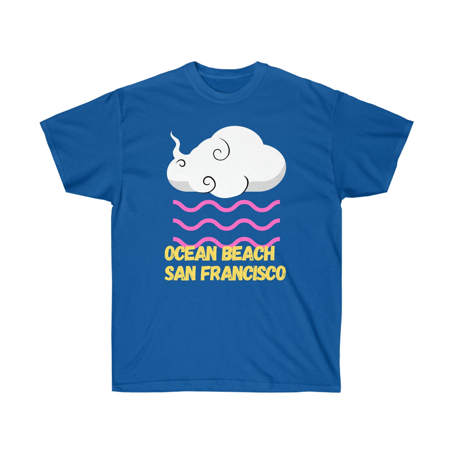 SUNSET SF Unisex Ultra Cotton T-SHIRT San Francisco Bay Area Ocean Beach