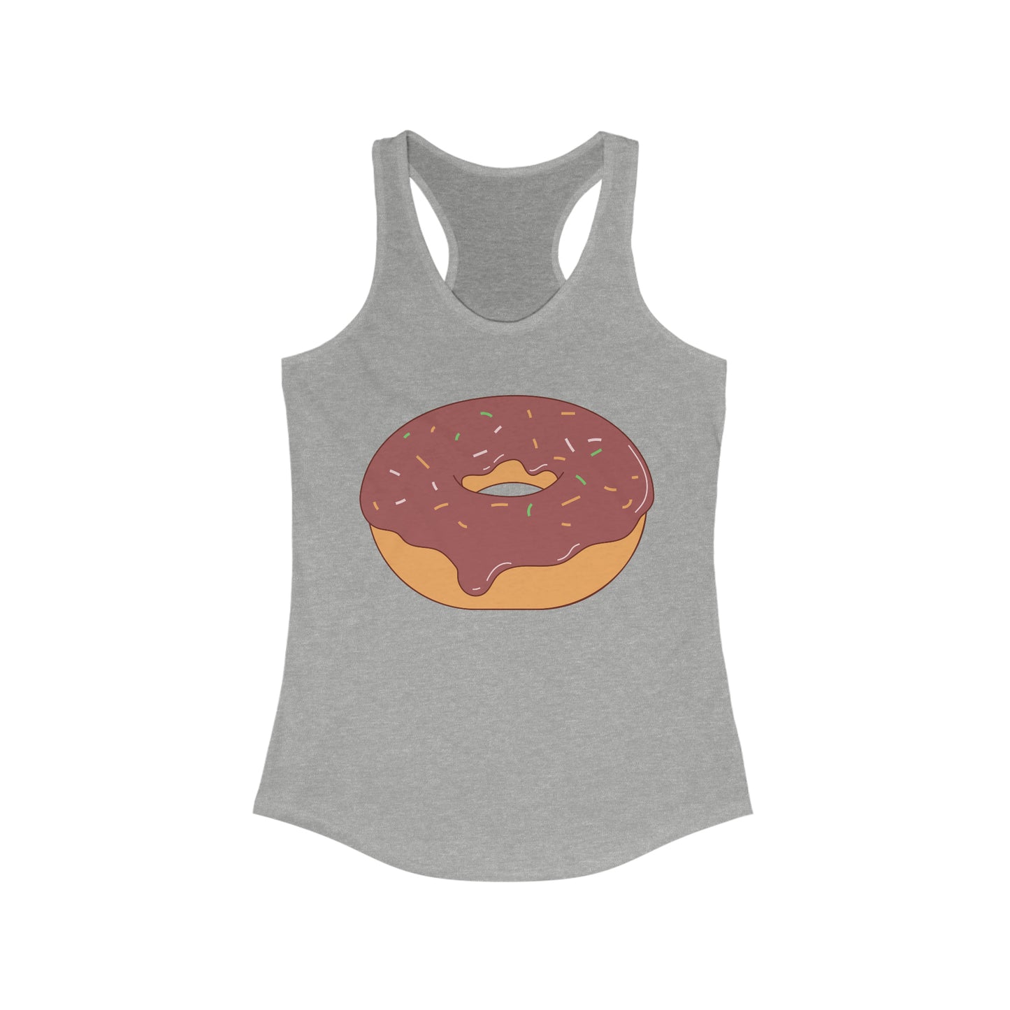 DONUT Women's Ideal Racerback Tank Yoga Pilates Gym Summer Outfit