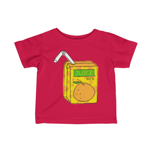 LEMON JUICE BOX Infant Fine Jersey Tee juice box t-shirt snack t-shirt baby shower gift